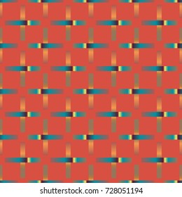 Seamless pattern with color greed from long rectangle.