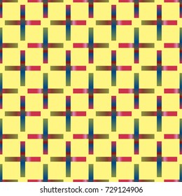 Seamless pattern with color greed from long rectangle.