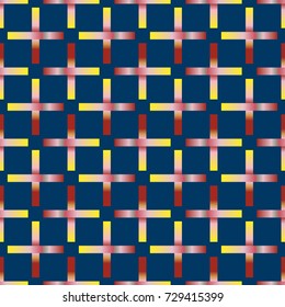 Seamless pattern with color greed from long rectangle.