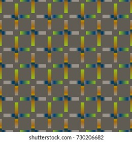 Seamless pattern with color greed from long rectangle.