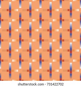 Seamless pattern with color greed from long rectangle.
