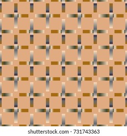 Seamless pattern with color greed from long rectangle.
