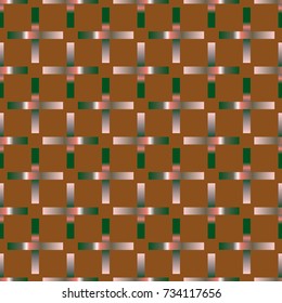 Seamless pattern with color greed from long rectangle.