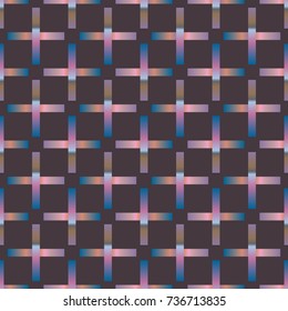 Seamless pattern with color greed from long rectangle.