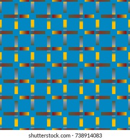 Seamless pattern with color greed from long rectangle.