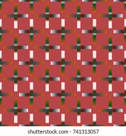 Seamless pattern with color greed from long rectangle.