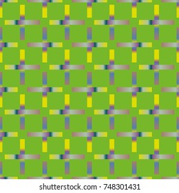 Seamless pattern with color greed from long rectangle.