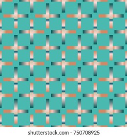 Seamless pattern with color greed from long rectangle.