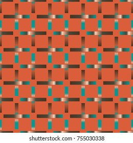 Seamless pattern with color greed from long rectangle.