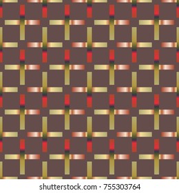 Seamless pattern with color greed from long rectangle.