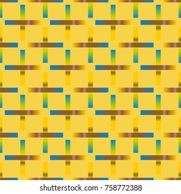 Seamless pattern with color greed from long rectangle.