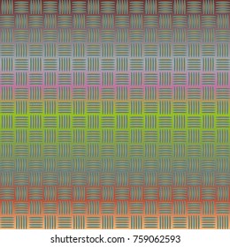 Seamless pattern with color greed from long rectangle.