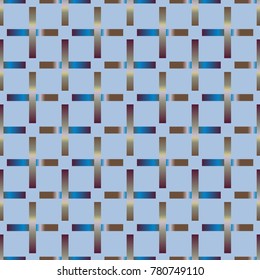 Seamless pattern with color greed from long rectangle.