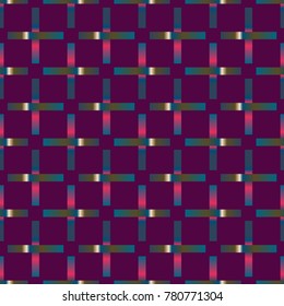 Seamless pattern with color greed from long rectangle.