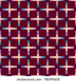 Seamless pattern with color greed from long rectangle.