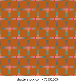 Seamless pattern with color greed from long rectangle.