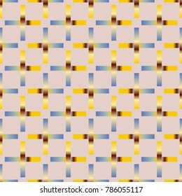 Seamless pattern with color greed from long rectangle.