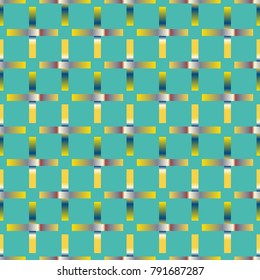 Seamless pattern with color greed from long rectangle.