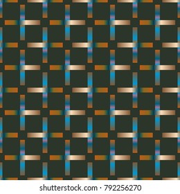 Seamless pattern with color greed from long rectangle.