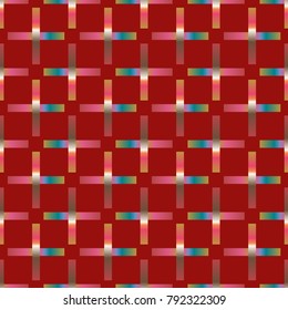 Seamless pattern with color greed from long rectangle.