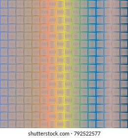 Seamless pattern with color greed from long rectangle.