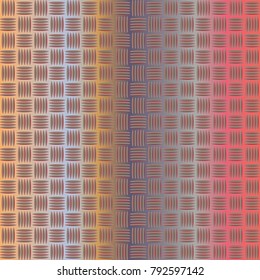 Seamless pattern with color greed from long rectangle.