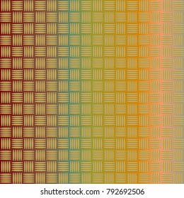 Seamless pattern with color greed from long rectangle.