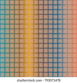 Seamless pattern with color greed from long rectangle.
