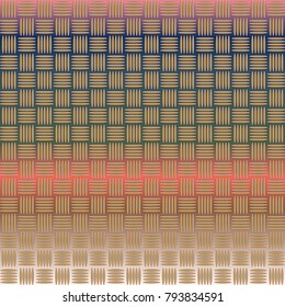 Seamless pattern with color greed from long rectangle.