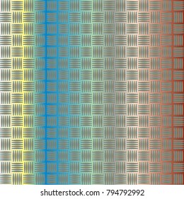 Seamless pattern with color greed from long rectangle.