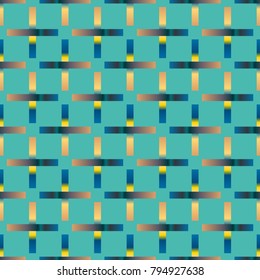 Seamless pattern with color greed from long rectangle.