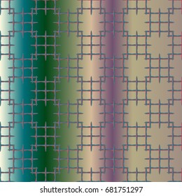 Seamless pattern with color green from long rectangle.