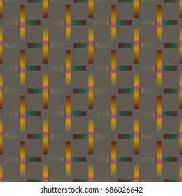 Seamless pattern with color green from long rectangle.