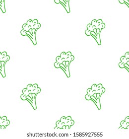 Seamless pattern. Color hand drawn pineapple. Vector