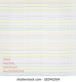 Seamless pattern with color hand drawn lines