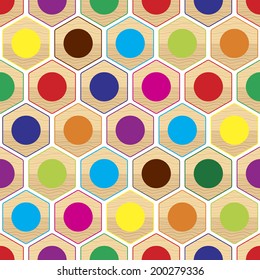 Seamless Pattern - Color Pencils