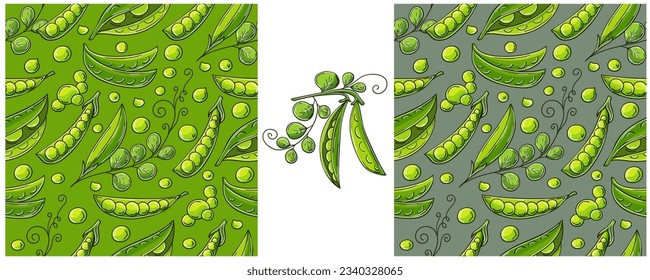 Seamless pattern. Color Set in hand draw style. Can be used for fabric and etc