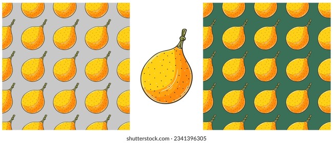 Seamless pattern. Color Set in hand draw style. Can be used for fabric and etc