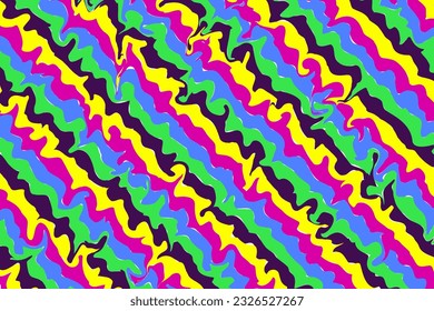 seamless pattern with color stripes