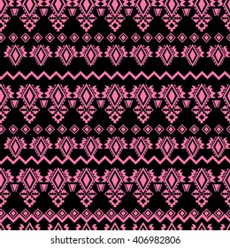 Seamless pattern color. Textile design. Tribal art boho seamless pattern. Ethnic geometric print.