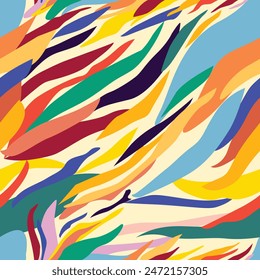 Seamless pattern with colored background. Vector repeating texture.