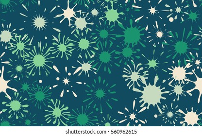 Seamless pattern of colored blots. Fashion camouflage.