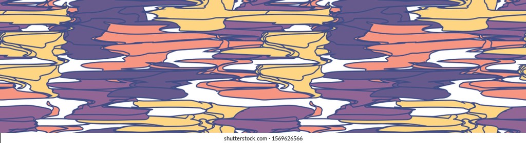Seamless pattern of colored blots, hacky purple pink. Background for fabric, children’s clothing, pastel linen, interior. Modern design carpet, tablecloths. vector image eps 10. abstract child's draw