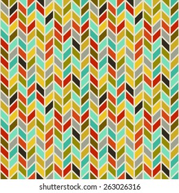 Seamless  pattern.  Colored  chevron pattern 