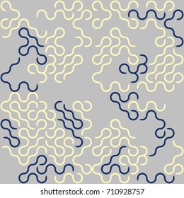 Seamless  pattern with colored elements, vector abstract background