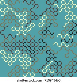 Seamless  pattern with colored elements, vector abstract background
