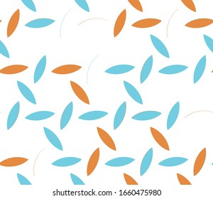 seamless pattern with colored ellipses