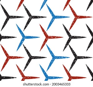 Seamless pattern with colored geometric forms. Seamless vector illustration eps 10.