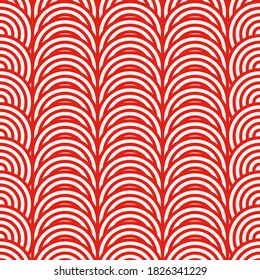 Seamless Pattern Colored Maze Lines Modern Design For Fabric, Textile Print Vector Illustration