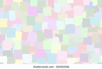 Seamless pattern of colored rectangles. The chaotic layout. Fashion camouflage.